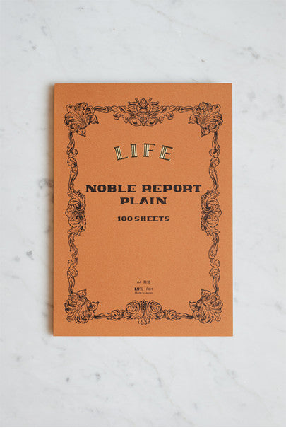 LIFE Noble A4 Report Notepad // Plain