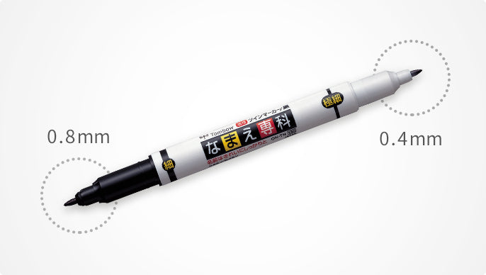 Tombow Wax-Based Marking Pencil, 4.4 mm, Black Wax, Navy Blue Barrel,  10/Box, TOM51538