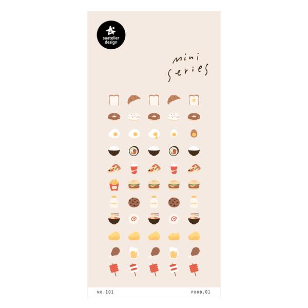 Suatelier Food.01 Sticker Sheet
