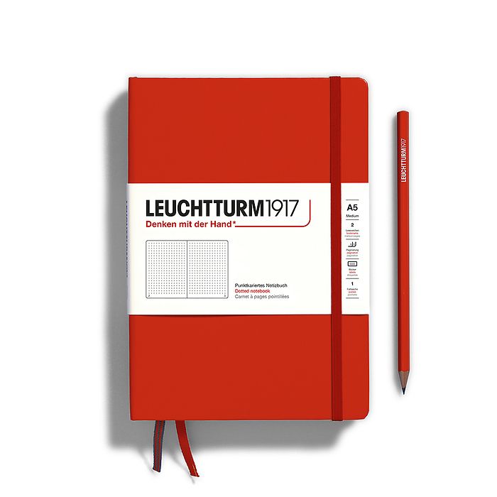 Leuchtturm1917 A5 Hardcover Notebook // Natural Colors (Dotted/Plain/Pen Loop)