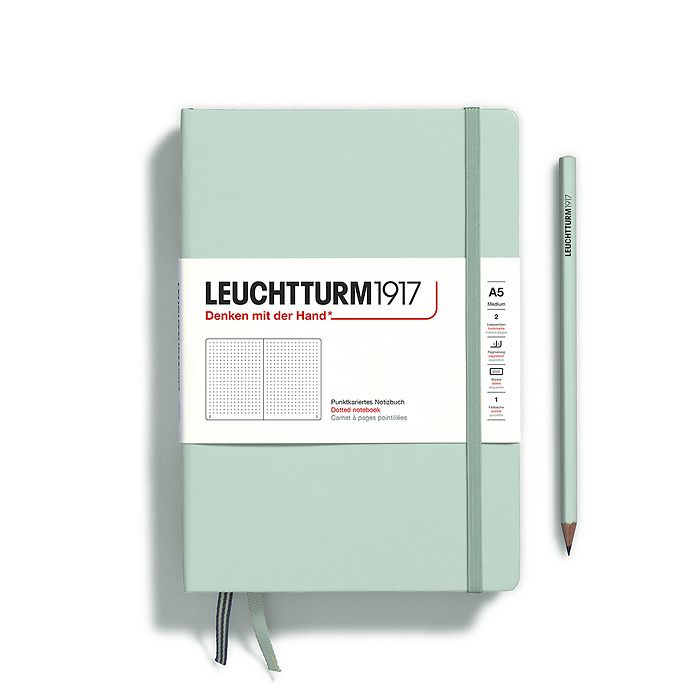 Leuchtturm1917 A5 Hardcover Notebook // Natural Colors (Dotted/Plain/Pen Loop)