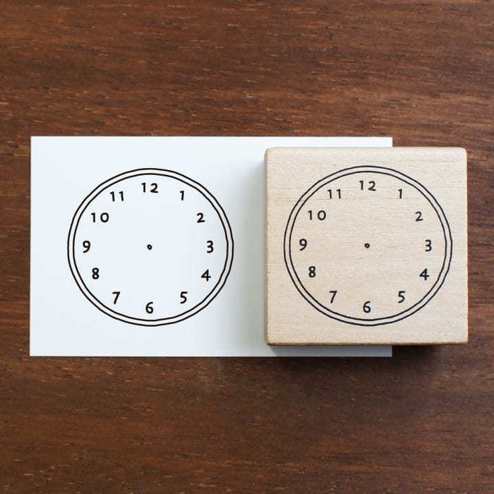 Kodomo No Kao Rubber Stamp // Clock