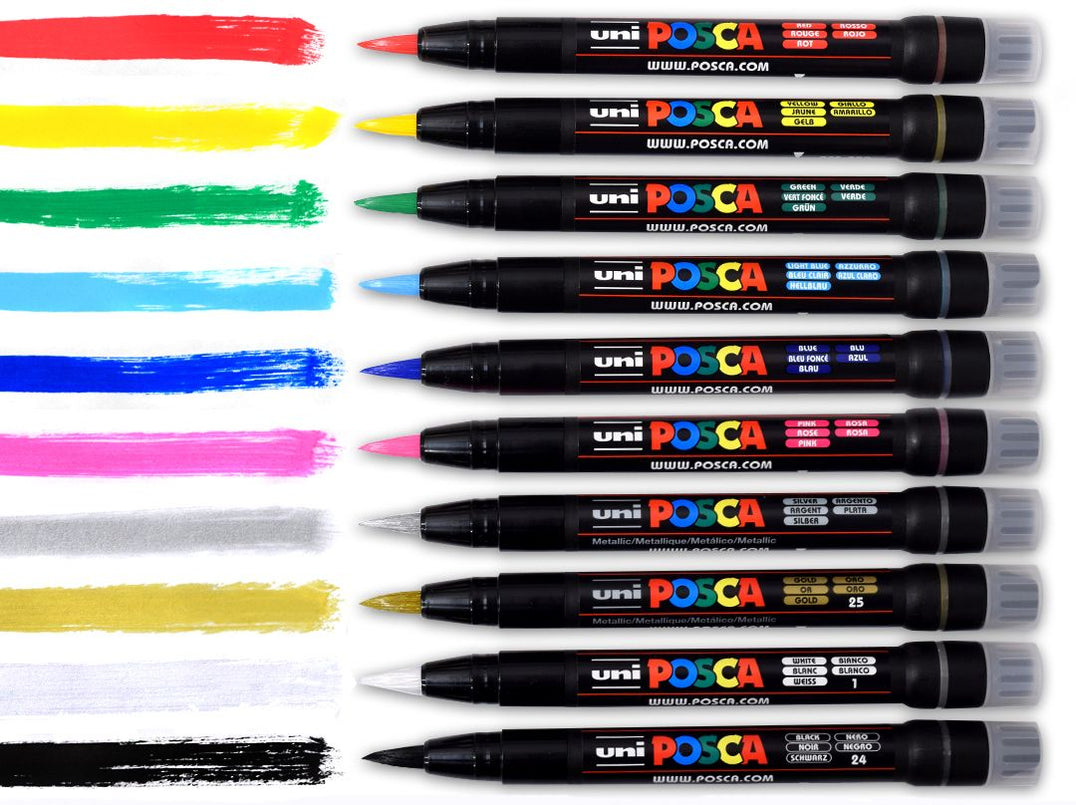 POSCA Marker // Brush Tip (1-10mm) — Stickerrific