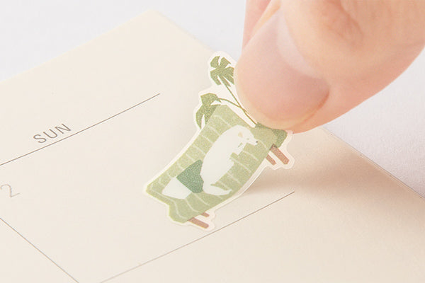 Midori Planner Sticker / All Things Moss Green