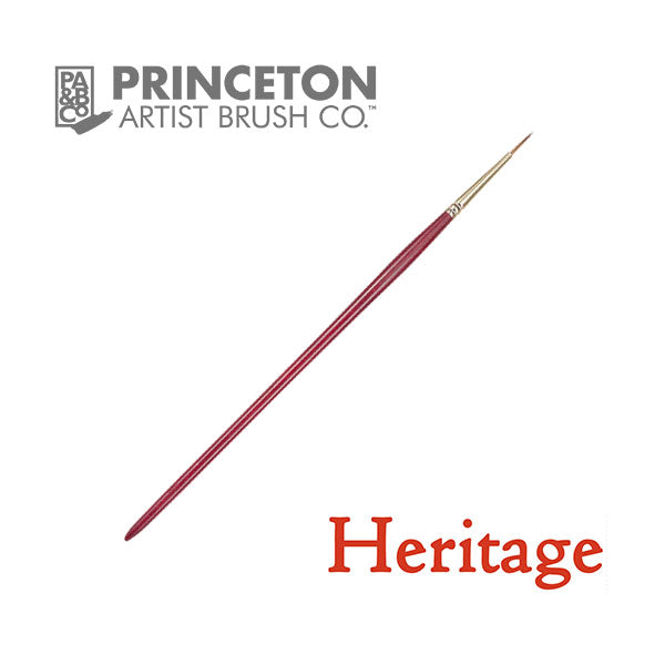 Princeton 4050 Heritage Synthetic Sable Brush // Short Liner
