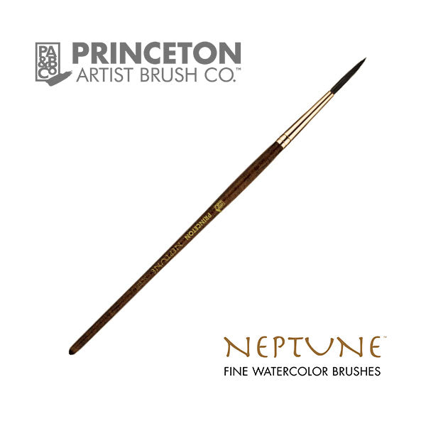 Princeton 4750 Neptune Synthetic Squirrel Brush // Script Liner