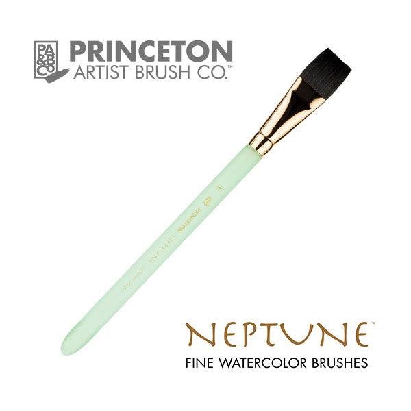 Princeton Neptune Synthetic Squirrel Watercolor Brush: Dagger, 1/4