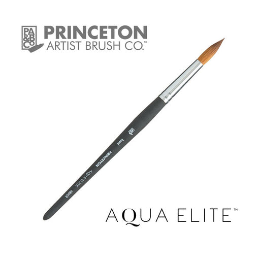 Princeton | 4850 Aqua Elite Synthetic Kolinsky Sable Brush Round 8