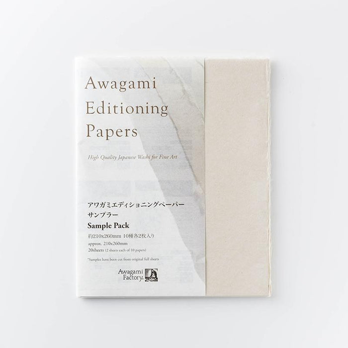 Awagami Factory Editioning Fine Art Paper Sample Pack