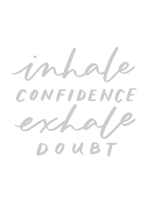 (FREE) Inspirational Quote Brush Lettering Printable: Inhale & Exhale