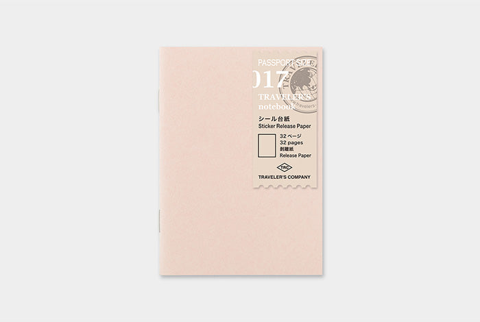TRAVELER'S Notebook 017 Sticker Release Refill // Passport