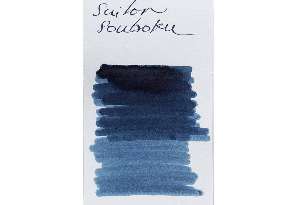 Sailor Souboku Nano Blue Black Pigment Fountain Pen Ink