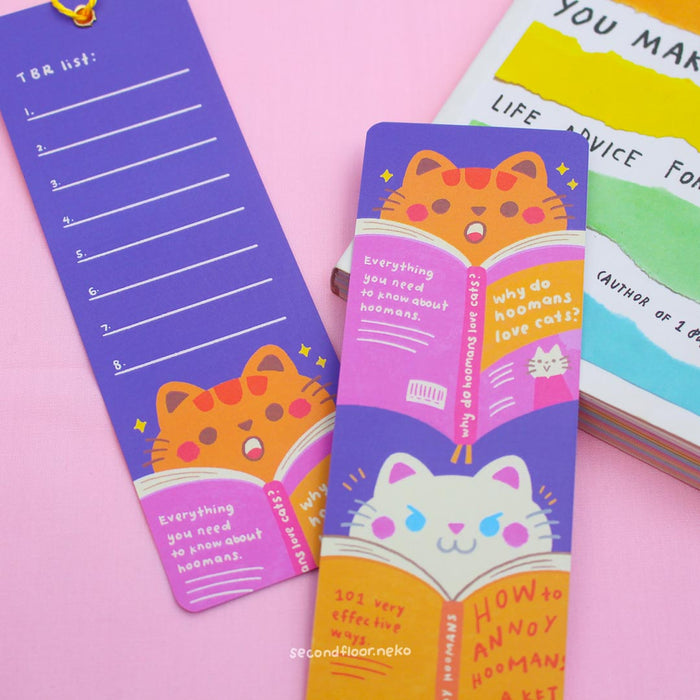 secondfloor.neko Bookmark // Cats Reading