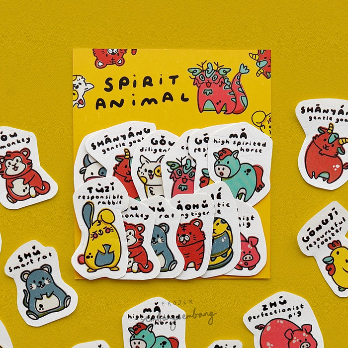 Projek SembangSembang Sticker // Spirit Animal