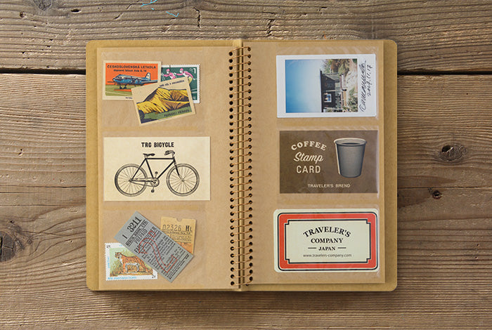 SPIRAL RING NOTEBOOK Card and Photo File (A5/B6)