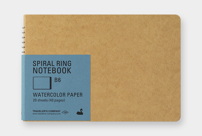SPIRAL RING NOTEBOOK Watercolor Paper (A5/B6)