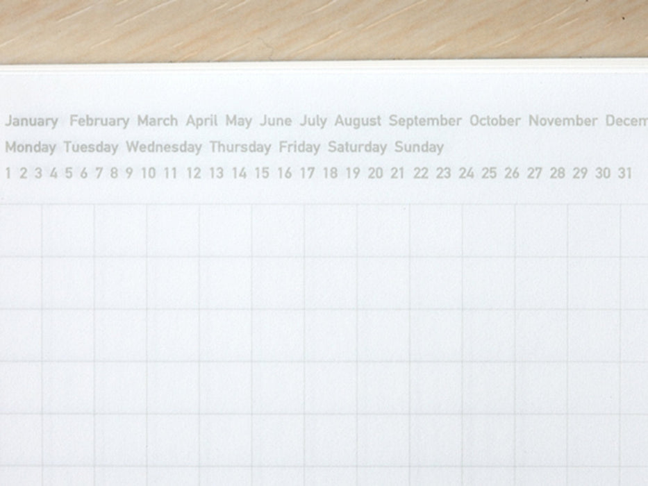 [Limited] STALOGY 365 Days Undated Grid Notebook