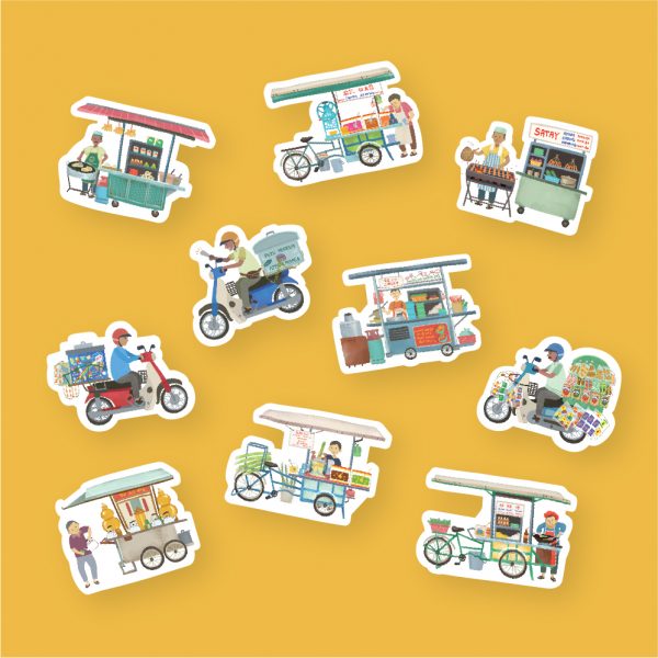 Malaysia Series Stickers: Nostalgia on Wheels