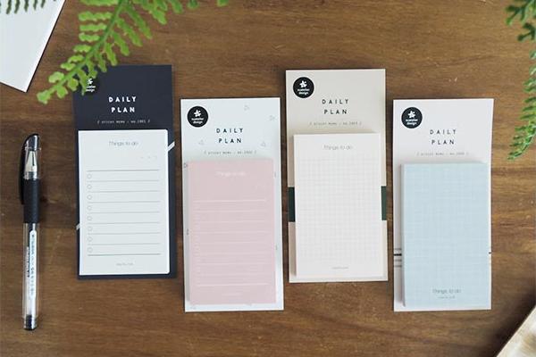 Suatelier Daily Plan Sticky Memo // Pink