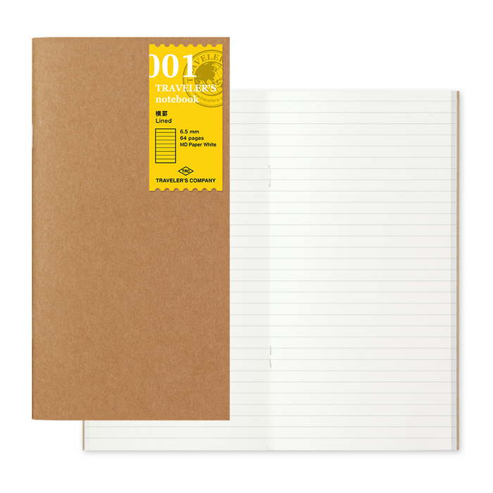 TRAVELER'S Notebook 001 Lined Refill // Regular
