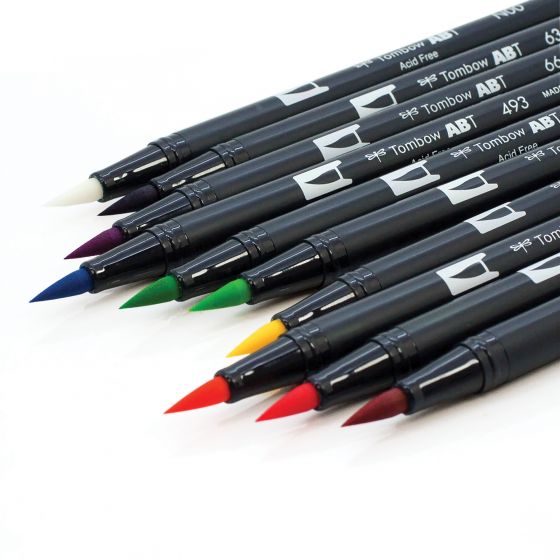 Tombow ABT Dual Brush Pen // Set of 10