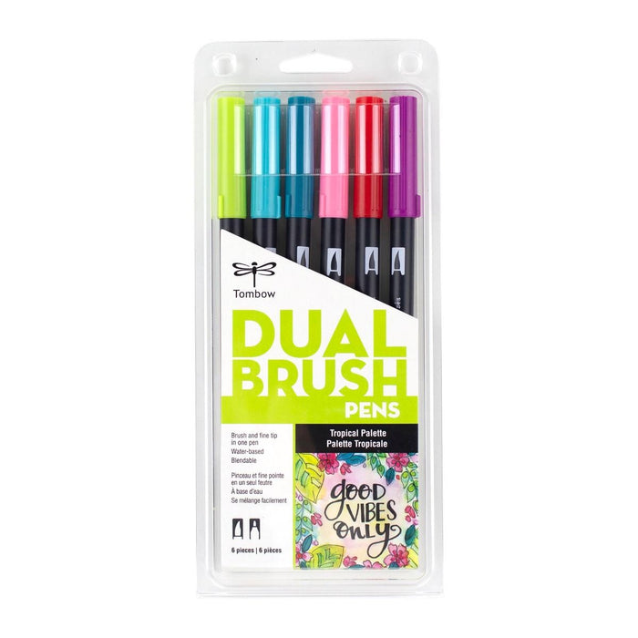 Tombow ABT Dual Brush Pen // Set of 6 — Stickerrific