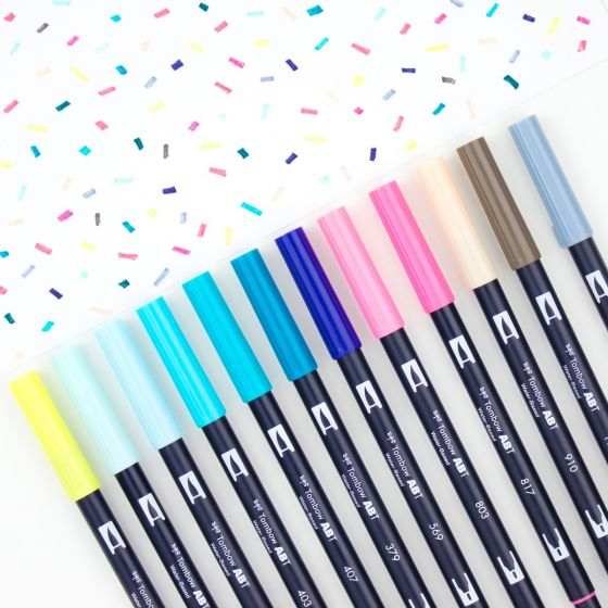 Tombow ABT Dual Brush Pen (List 6/6: 12 New Colors)