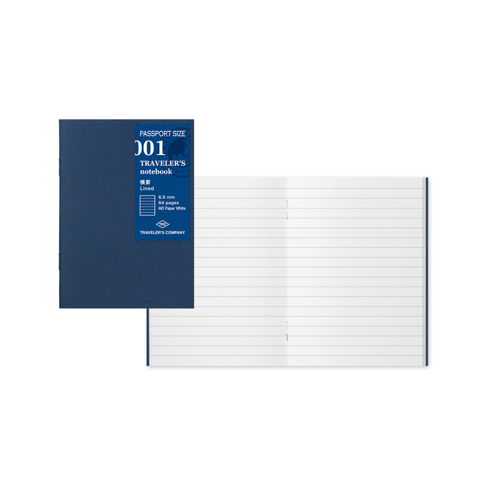 TRAVELER'S Notebook 001 Lined Refill // Passport