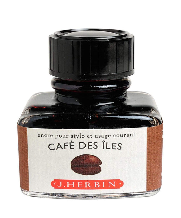 J.Herbin Fountain Pen Ink - Café des îles (Island Coffee)