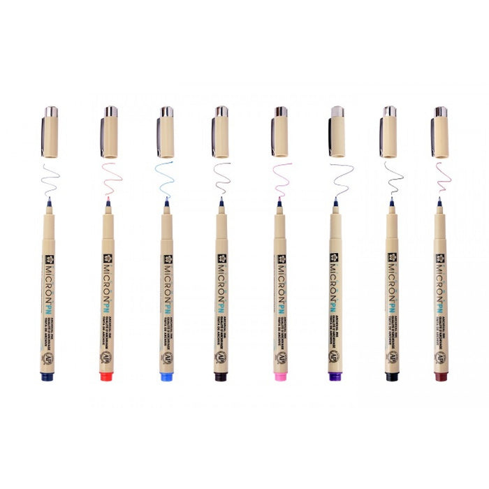 SAKURA Pigma Micron Fineliner PN Pen (8 Colors)