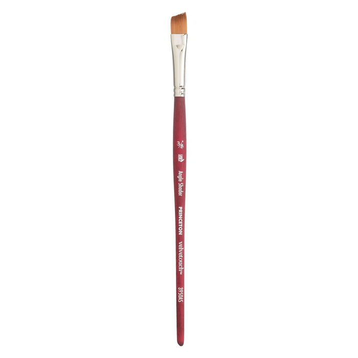 Princeton 3950 Velvetouch Synthetic Sable Brush // Angle Shader