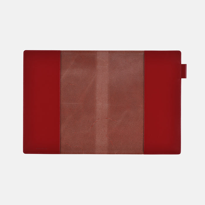 Hobonichi [5-Year Techo] Leather Cover: Red (A6/A5 Size)